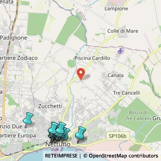 Mappa Via Nettuno Velletri, 00048 Nettuno RM, Italia (3.78063)