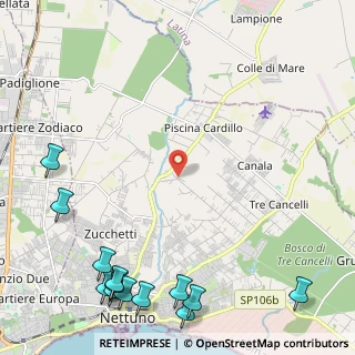 Mappa Via Nettuno Velletri, 00048 Nettuno RM, Italia (3.70462)