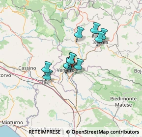 Mappa Via Sedia di Monsignore, 86079 Venafro IS, Italia (9.38727)