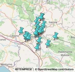Mappa Via Sedia di Monsignore, 86079 Venafro IS, Italia (8.9025)