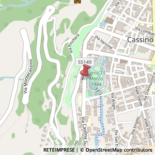Mappa Via Gaetano di Biasio, 80, 03043 Cassino, Frosinone (Lazio)