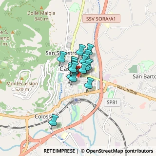 Mappa Via G. Rossini, 03043 Cassino FR, Italia (0.43)