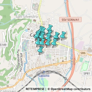Mappa Via Lombroso, 03043 Cassino FR, Italia (0.228)