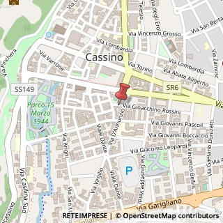 Mappa Via G. Rossini, 16, 03043 Cassino, Frosinone (Lazio)