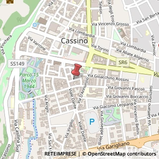 Mappa Via Giosuè Carducci, 6, 03043 Cassino, Frosinone (Lazio)