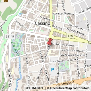 Mappa Via Gabriele D'Annunzio, 16, 03043 Cassino, Frosinone (Lazio)