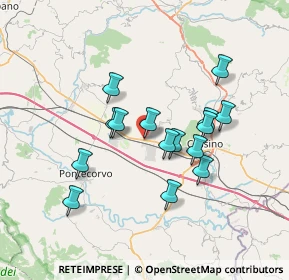 Mappa Via Casilina, 03030 Piedimonte San Germano FR, Italia (6.45733)