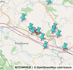 Mappa Via Casilina, 03030 Piedimonte San Germano FR, Italia (7.20727)