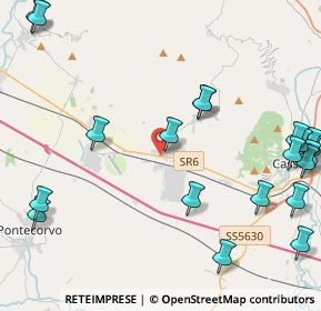 Mappa Via Casilina, 03030 Piedimonte San Germano FR, Italia (6.2415)