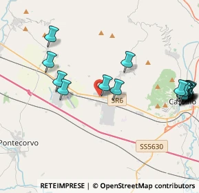 Mappa Via Casilina, 03030 Piedimonte San Germano FR, Italia (5.556)