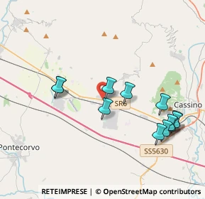 Mappa Via Casilina, 03030 Piedimonte San Germano FR, Italia (4.3425)