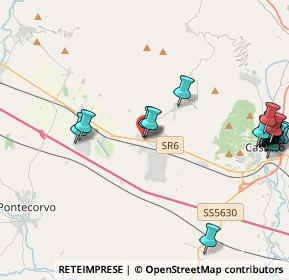 Mappa Via Casilina, 03030 Piedimonte San Germano FR, Italia (5.7535)