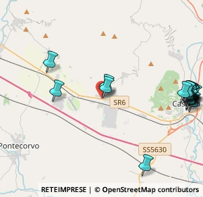 Mappa Via Casilina, 03030 Piedimonte San Germano FR, Italia (6.03)