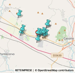 Mappa Via Casilina, 03030 Piedimonte San Germano FR, Italia (2.22273)