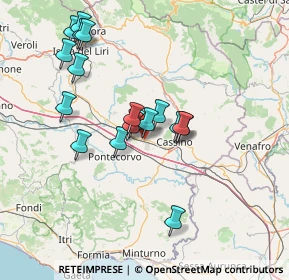 Mappa Via Casilina, 03030 Piedimonte San Germano FR, Italia (14.15667)