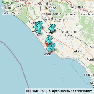 Mappa Via Lorenzo Magalotti, 00042 Anzio RM, Italia (9.37417)
