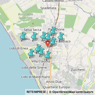 Mappa Via Daniela, 00042 Anzio RM, Italia (1.26455)