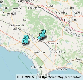 Mappa Via Piagge Marine, 04018 Sezze LT, Italia (8.41)