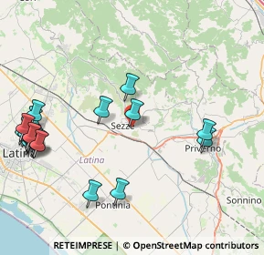 Mappa Via Colli I Tratto, 04018 Sezze LT, Italia (11.1475)