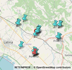Mappa Piazza Indipendenza, 04018 Sezze LT, Italia (7.5245)