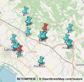 Mappa Piazza Indipendenza, 04018 Sezze LT, Italia (8.5075)