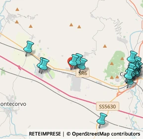 Mappa Piazza Municipio, 03030 Piedimonte San Germano FR, Italia (5.6065)