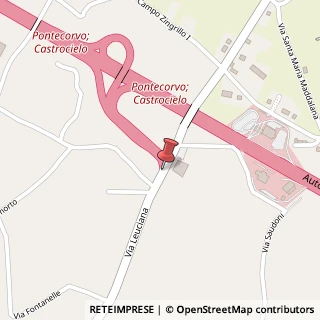 Mappa Via Leuciana,  31, 03030 Castrocielo, Frosinone (Lazio)