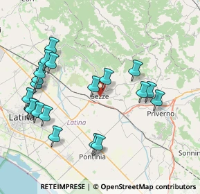 Mappa 04018 Sezze LT, Italia (9.297)