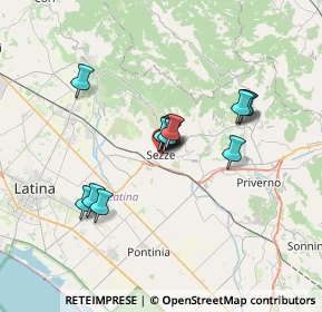 Mappa 04018 Sezze LT, Italia (5.47071)