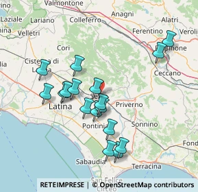Mappa 04018 Sezze LT, Italia (14.75706)