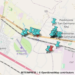 Mappa Aquino, 03030 Piedimonte San Germano FR, Italia (0.82857)