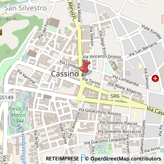 Mappa Piazza XV Febbraio, 1, 03743 Cassino, Frosinone (Lazio)