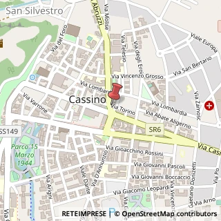 Mappa Piazza XV Febbraio, 1, 03043 Cassino, Frosinone (Lazio)