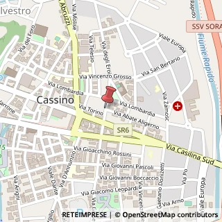 Mappa Via Abate Aligerno,  13, 03043 Cassino, Frosinone (Lazio)