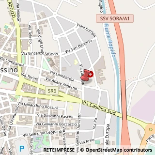Mappa Via zamosch 44, 03043 Cassino, Frosinone (Lazio)