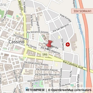 Mappa Via K. Herold, 03043 Cassino FR, Italia, 03043 Cassino, Frosinone (Lazio)