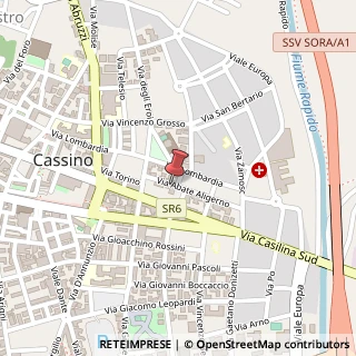 Mappa Via Abate Aligerno, 29, 03043 Cassino, Frosinone (Lazio)