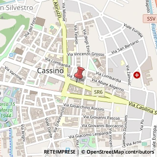 Mappa Via Enrico de Nicola, 116, 03043 Cassino, Frosinone (Lazio)