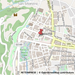 Mappa Piazza Alcide De Gasperi, 41, 03043 Cassino, Frosinone (Lazio)