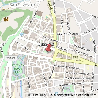 Mappa Piazza Quattordici Febbraio, 1, 03043 Cassino, Frosinone (Lazio)