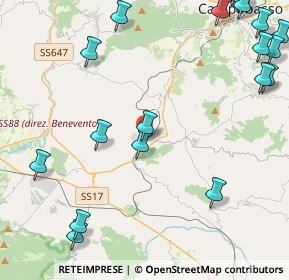 Mappa Via Leonardo da Vinci, 86019 Vinchiaturo CB, Italia (6.7075)