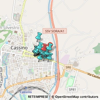 Mappa Via Berlino, 03043 Cassino FR, Italia (0.302)