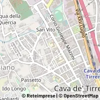 Mapa Cava de' Tirreni
