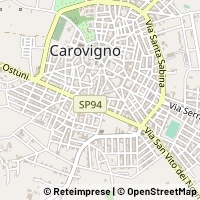 Mapa Carovigno