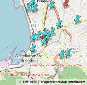 Mappa Via Salvatore Quasimodo, 80053 Castellammare di Stabia NA, Italia (1.08889)