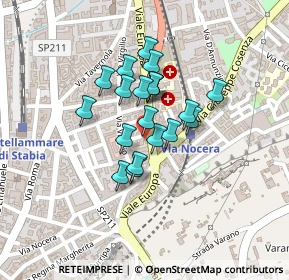 Mappa Via Salvatore Quasimodo, 80053 Castellammare di Stabia NA, Italia (0.158)