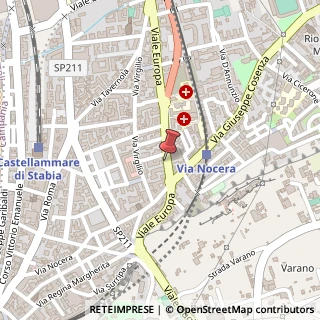 Mappa Viale Europa, 160, 80053 Castellammare di Stabia, Napoli (Campania)