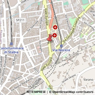 Mappa Viale Europa, 160, 80053 Castellammare di Stabia, Napoli (Campania)