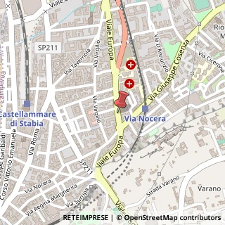 Mappa Viale Europa, 140, 80053 Castellammare di Stabia, Napoli (Campania)