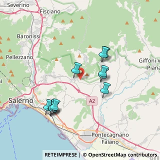 Mappa Via Piedimonte, 84090 San Mango Piemonte SA, Italia (3.85455)